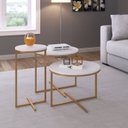Ver imagem 4 de Mesa Lateral Baixa 36 x 50 cm Volpi Branco