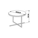 Ver imagem 3 de Mesa Lateral Baixa 36 x 50 cm Volpi Branco