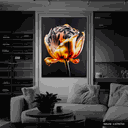 Ver imagem 2 de Quadro Decorativo Flower Glass Flower Relevo