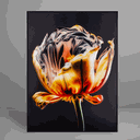 Ver imagem 3 de Quadro Decorativo Flower Glass Flower Relevo