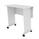 Ver imagem 4 de Mesa Escrivaninha Multiuso Dobrável Me4117 Branco Tecnomobili
