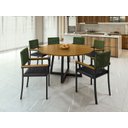 Ver imagem 1 de Conjunto para Área Gourmet 6 Cadeiras 1,50m - Coliseu - Paonanda Decor