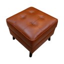 Ver imagem 1 de Puff com Baú Stela 54cm Couro Marrom - Sallar Home