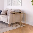 Ver imagem 5 de Mesa Lateral de Apoio Industrial Marrom