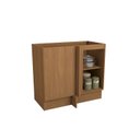 Ver imagem 3 de Armário de Cozinha Balcão de Canto com 1 Porta 98cm T626 Vibra Kappesberg