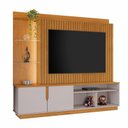 Ver imagem 2 de Estante para TV e Home Theater até 60 Polegadas MDF 182CMX196CM Amparo Candian Amarelo