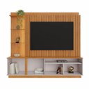 Ver imagem 4 de Estante para TV e Home Theater até 60 Polegadas MDF 182CMX196CM Amparo Candian Amarelo