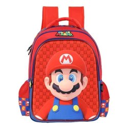 Mochila Escolar Infantil Super Mario Is41401mo Azul - Maxlog - 1