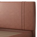 Ver imagem 7 de Cama Casal Flutuante com Cabeceira 140cm Astra S04 Couríssimo Telha - Lyam Decor