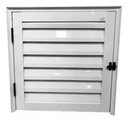 Ver imagem 1 de Porta Abrigo Alçapão 60x60 Alumínio Branco Linha 25