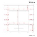 Ver imagem 5 de Guarda-roupa 06 Portas e 04 Gavetas com Espelhos Doble Casal