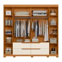 Ver imagem 3 de Guarda-Roupa 06 Portas e 04 Gavetas com Espelhos Doble Casal