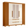 Guarda-roupa 06 Portas e 04 Gavetas com Espelhos Doble Casal - 2