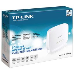 Roteador TP-Link TD-VG5612 Wireless N VDSL/ADSL 300MBPS - 5 Roteador TP-Link TD-VG5612 Wireless N VDSL/ADSL 300MBPS - 5