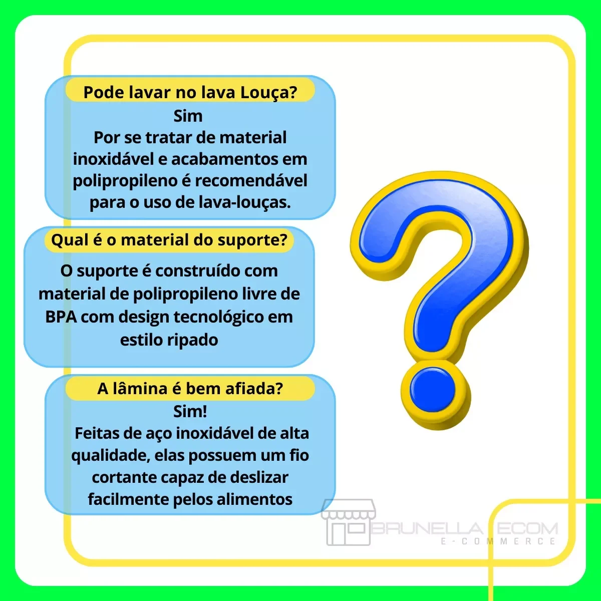 Facas Premium Importada Corte a Laser 6 Peças Linha Luxo:verde - 7