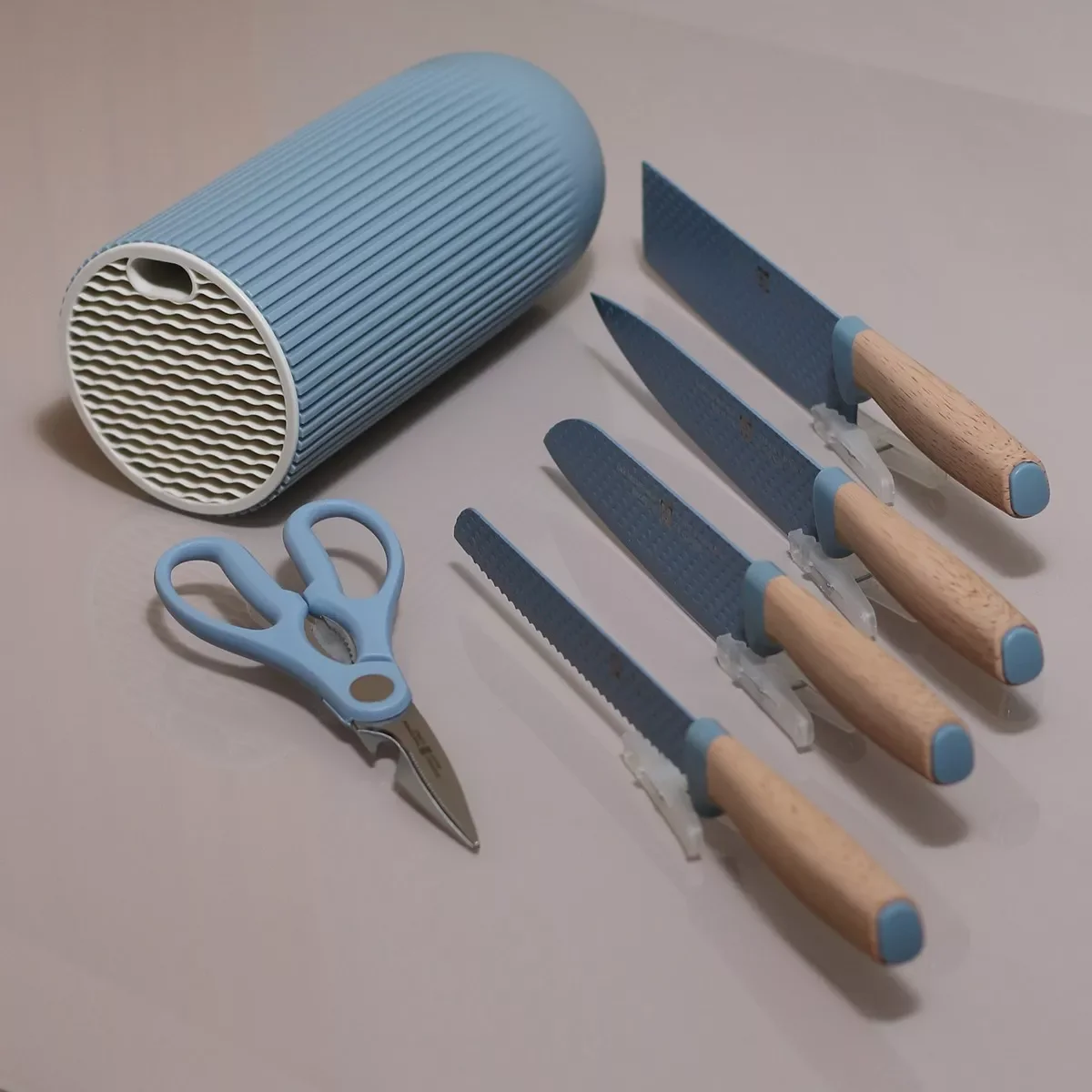 Facas Premium Importada Corte a Laser 6 Peças Linha Luxo:verde - 2