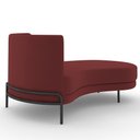 Ver imagem 5 de Sofá Chaise Longue Living Lucca Direito D02 Veludo Marsala C-278