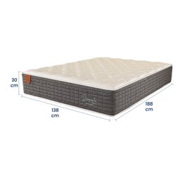 Colchão Casal 138x188x30 Diamante Prorelax Molas Ensacadas Pillow In - Cinza - 5