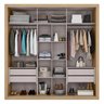 Guarda-roupa Casal Tripoli 2 Portas 4 Gavetas com Espelho - 2