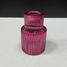 Castiçal Porta Vela Decorativo Home&co Vidro 8x6x6cm Roxo - 6