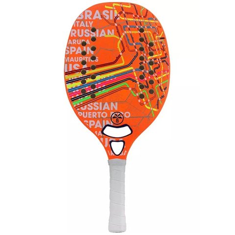 Raquete Beach Tennis Turquoise Concept - Laranja
