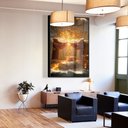 Ver imagem 1 de Quadro Decorativo Jesus Ceia Partilha do Pão Sala Quarto Casa Escritório