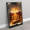 Ver imagem 2 de Quadro Decorativo Jesus Ceia Partilha do Pão Sala Quarto Casa Escritório