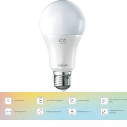 Lâmpada Led Smart Wifi 9w Rgb Alexa Google Infinity Blumenau - 4