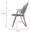 Ver imagem 4 de Cadeira de Praia Conforto Oversize 140kg Nylon Ronchetti