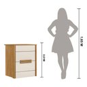 Ver imagem 3 de Mesa de Cabeceira Mudo Criado Box Quarto Cama Mesinha Centro