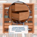 Ver imagem 6 de Guarda-Roupa Casal 2 Portas Ripado com Espelho Suburban Yescasa Freijo Off White