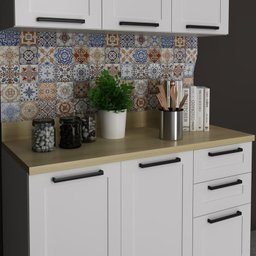 Tampo para Balcão 120 Cm Cz3326 Carvalho Tropical Tecno Mobili - 2