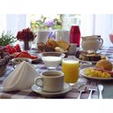 Ver imagem 2 de Jogo 45 Xicara de Cha Empilhavel 200 Ml Porcelana Branca