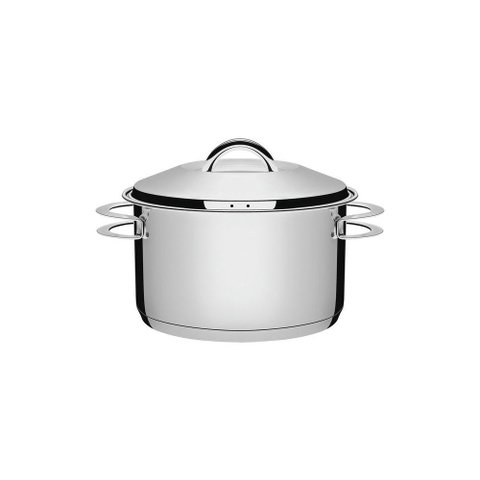 Caçarola Tramontina Solar Funda em Aço Inox Fundo Triplo com Tampa e Alças 20 Cm 3,6 L Tramontina