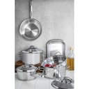 Ver imagem 3 de Caçarola Tramontina Solar Funda em Aço Inox Fundo Triplo com Tampa e Alças 20 Cm 3,6 L Tramontina