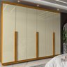 Guarda-roupa Casal 6 Portas com Pés Imperatriz 100% MDF - 1