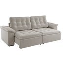 Ver imagem 2 de Sofá Retrátil e Reclinável 4 Lugares 250cm Veludo Detroit