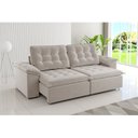 Ver imagem 1 de Sofá Retrátil e Reclinável 4 Lugares 250cm Veludo Detroit