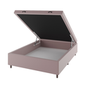Ver imagem 1 de Base Box Bau Casal Cairo (43x138x188cm) Turkey Rose - Casa Giulia
