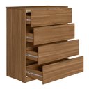 Ver imagem 3 de Cômoda Alia 4 Gavetas Amêndola Touch - Demartêz