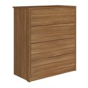 Ver imagem 1 de Cômoda Alia 4 Gavetas Amêndola Touch - Demartêz