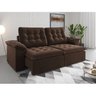Sofá Retrátil e Reclinável 4 Lugares 250cm Veludo Detroit - 1