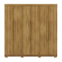 Ver imagem 3 de Guarda-Roupa Casal com 6 Portas 2 Gavetas Buriti Marrom/Nature