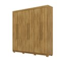 Ver imagem 2 de Guarda-Roupa Casal com 6 Portas 2 Gavetas Buriti Marrom/Nature
