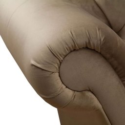 Chaise Longue Divã Montreal em Madeira de Reflorestamento Veludo 160cm Shop Das Cabeceiras - 6