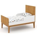 Ver imagem 3 de Berço Americano Unique Freijó Branco Soft  Eco Wood - Matic E guarda Roupa Infantil Americano 4 Port