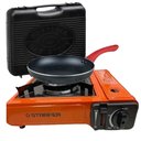 Ver imagem 2 de Fogareiro mini fogão a gás camping portátil com acendimento automático 1 boca