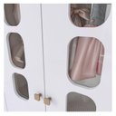 Ver imagem 3 de Guarda Roupa Infantil Aconchego 4 Portas Branco Jequitibá Hp - Henn