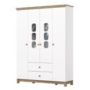 Ver imagem 1 de Guarda Roupa Infantil Aconchego 4 Portas Branco Jequitibá Hp - Henn