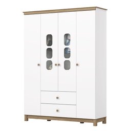 Guarda Roupa Infantil Aconchego 4 Portas Branco Jequitibá Hp - Henn - 1 Guarda Roupa Infantil Aconchego 4 Portas Branco Jequitibá Hp - Henn - 1